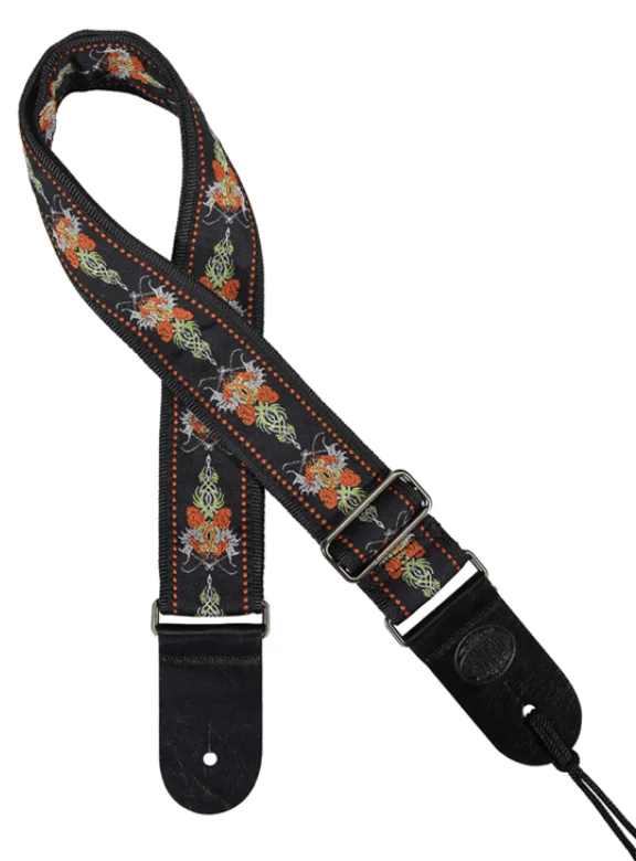 Gitaarriem, gitaarband Gaucho traditional jacquard geweven